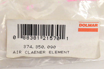 Dolmar 374.350.090, 374350090 Air Cleaner Element NOS