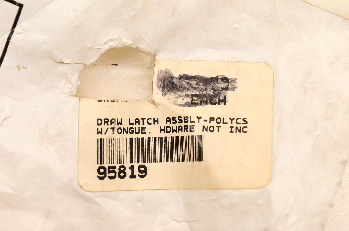 Fisher 95819, 13435A63 Draw Latch NOS