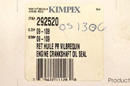 Kimpex 292520, 09-109, 051306 Oil Seal NOS