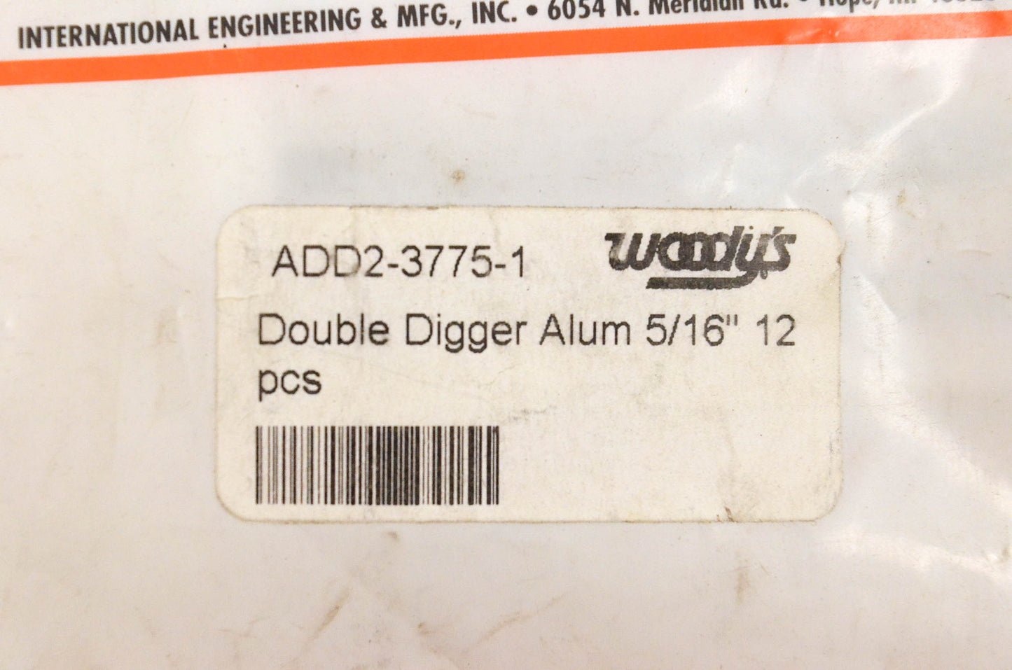 Woody's ADD2-3775-1 Double Digger Aluminum 5/16" Kit NOS