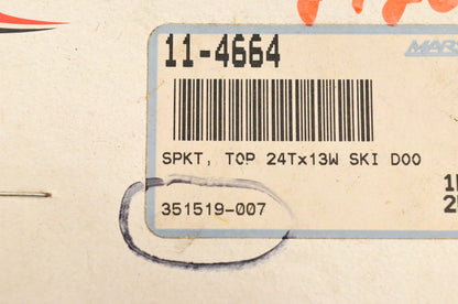 Team 351519-007, 11-4664 Sprocket Top 24Tx13W NOS