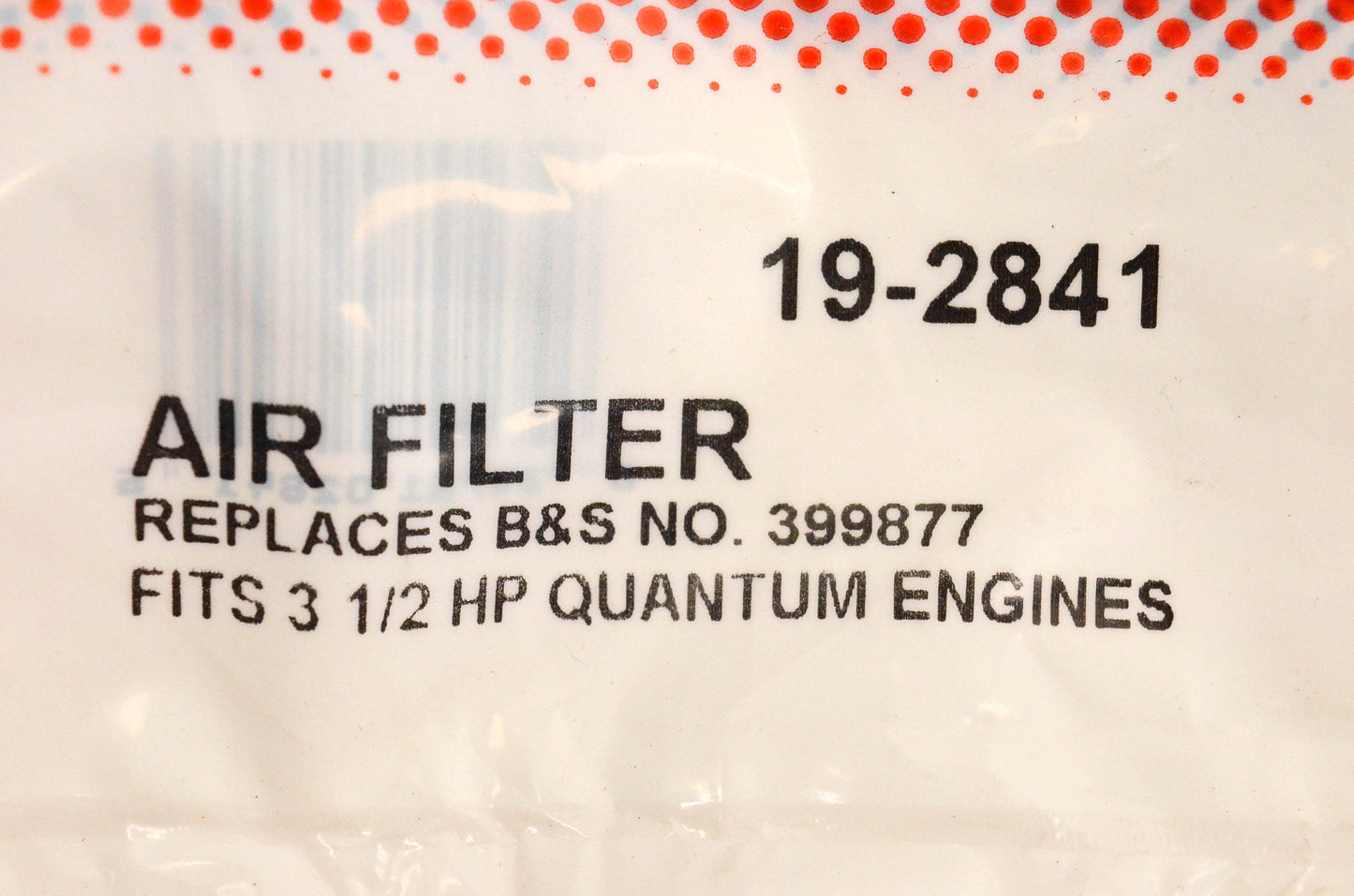 Rotary 19-2841, 399877 Air Filter NOS
