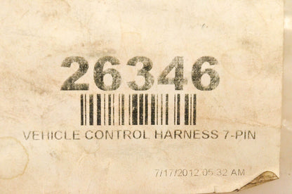 Fisher 26346 7 Pin Vehicle Control Harness NOS
