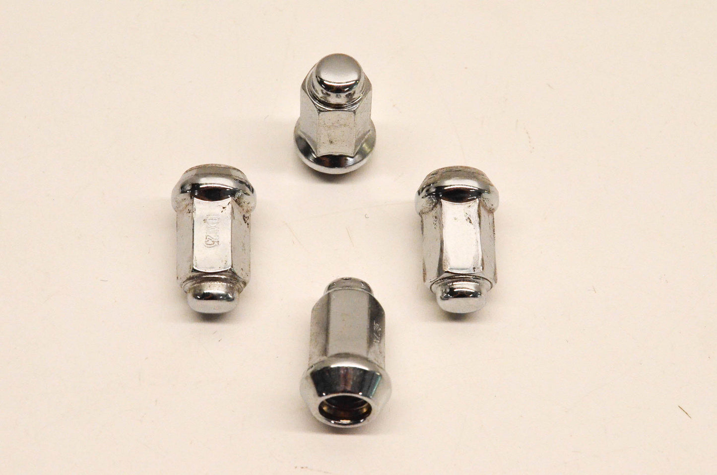 ITP 0223-0042 Lugnuts 10mm Taper Chrome 14mm Head Box Qty 4 NOS