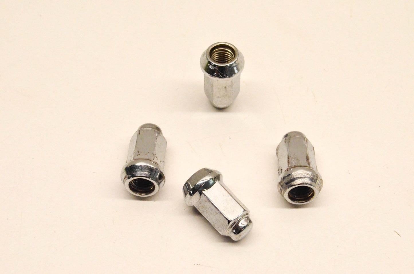 ITP 0223-0042 Lugnuts 10mm Taper Chrome 14mm Head Box Qty 4 NOS