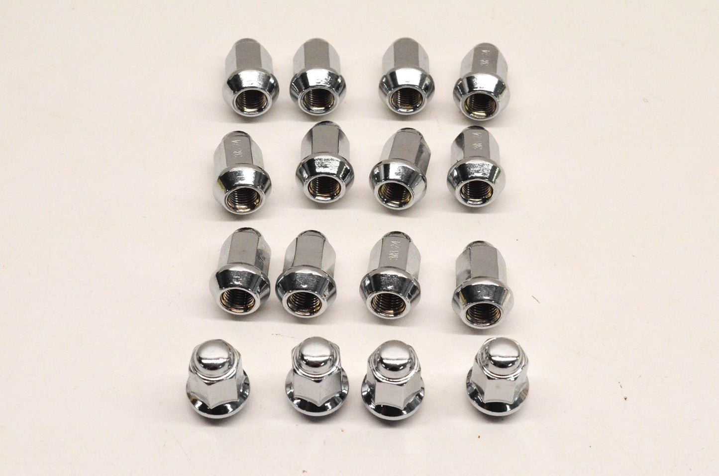 ITP 0223-0001, ALUG13BX Lugnuts Chrome 3/8-24 Taper NOS