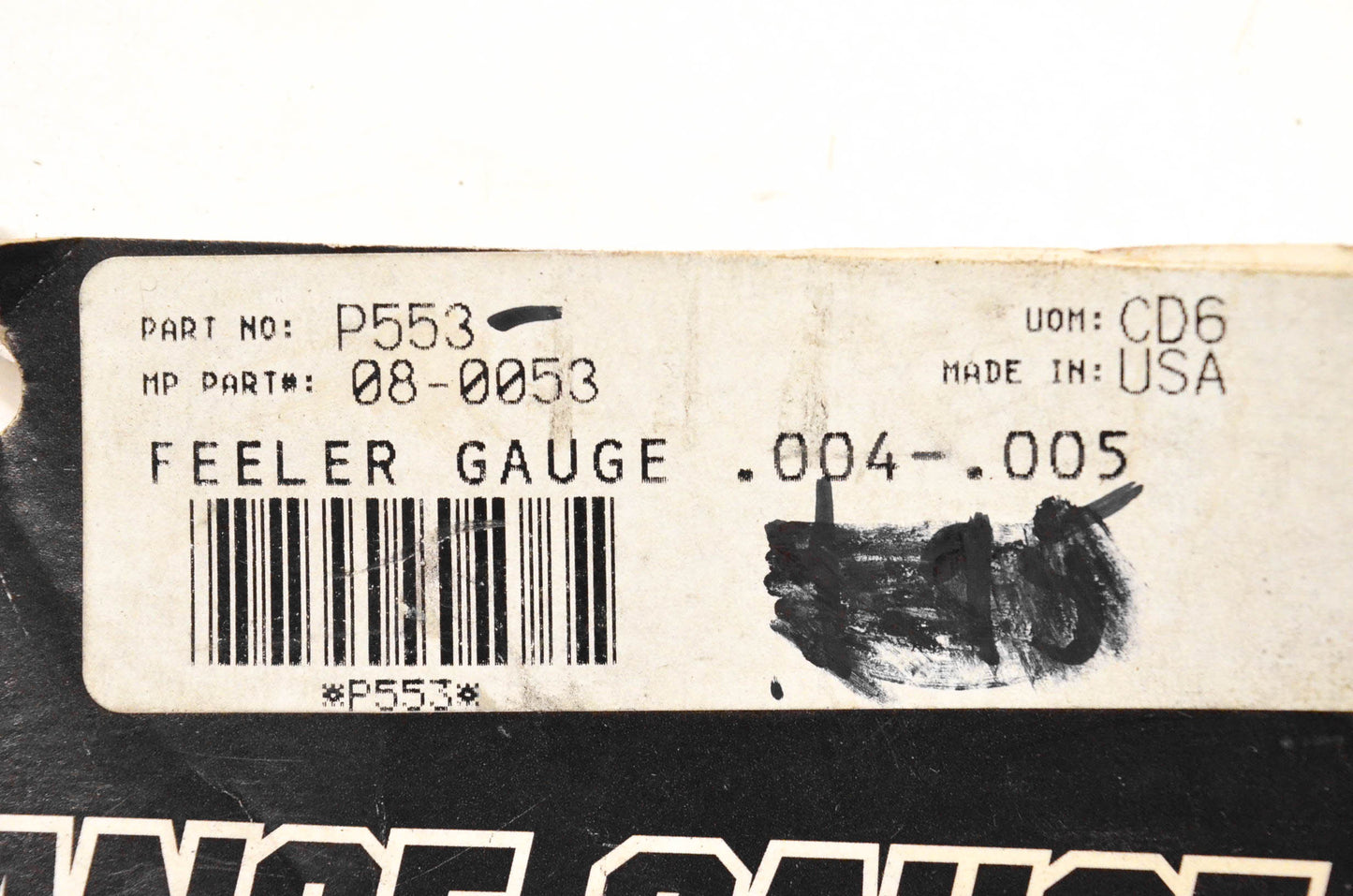 Motion Pro 08-0053 Feeler Gauge .004-.005 NOS