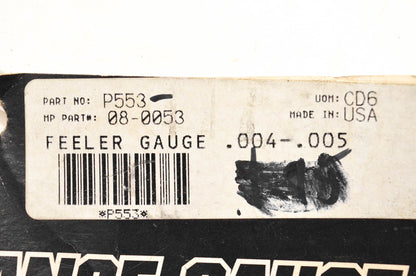 Motion Pro 08-0053 Feeler Gauge .004-.005 NOS