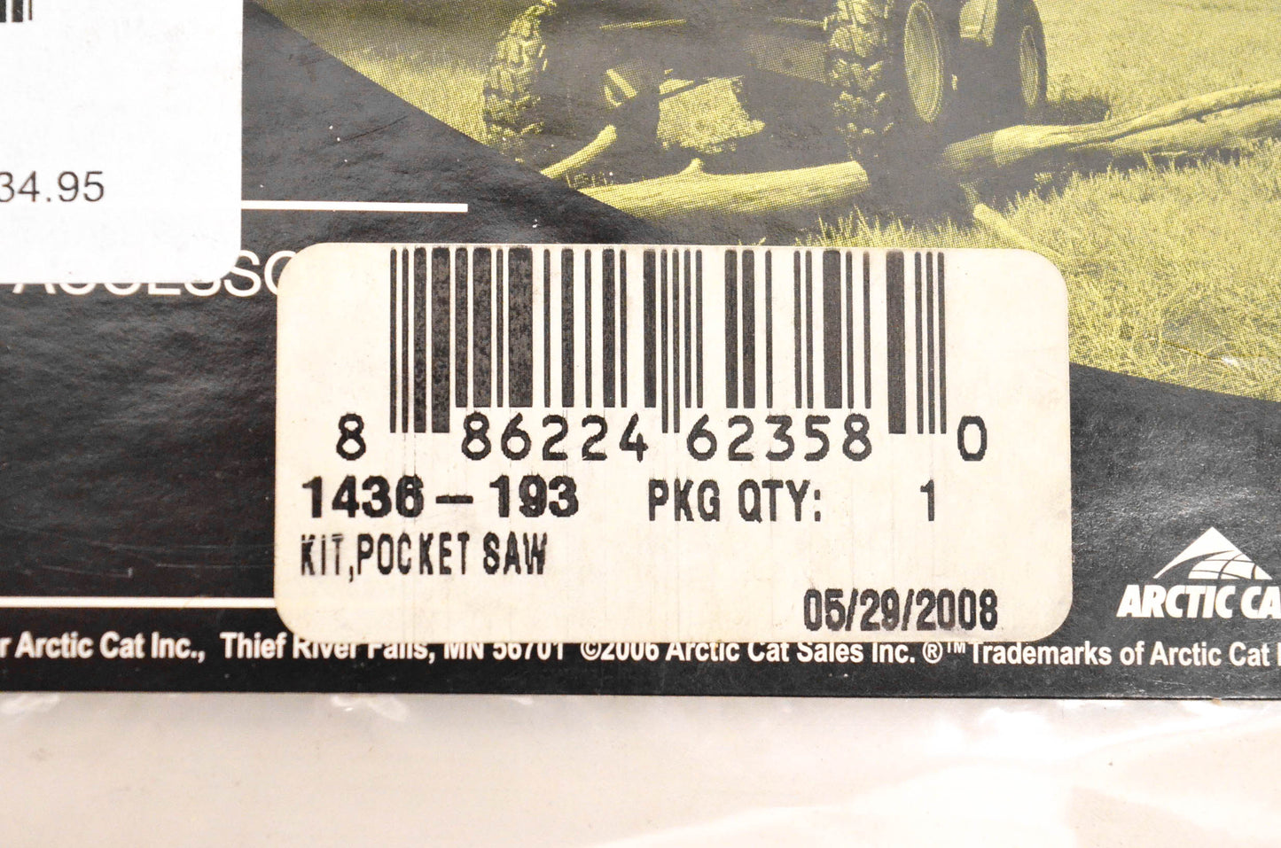 New OEM Arctic Cat 1436-193 Pocket Saw Kit NOS