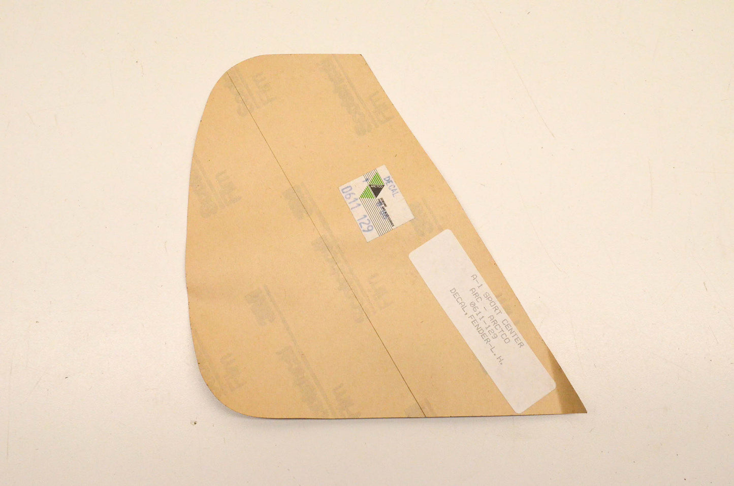 New OEM Arctic Cat 0611-129 Left Fender Decal NOS
