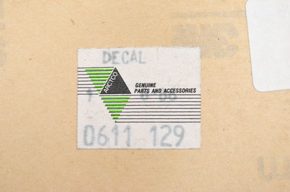 New OEM Arctic Cat 0611-129 Left Fender Decal NOS