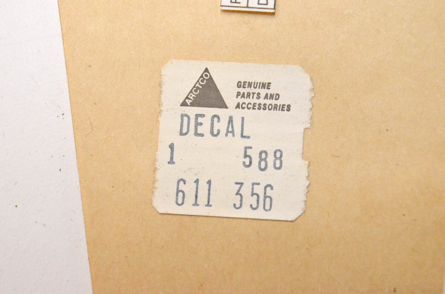 New OEM Arctic Cat 0611-356 Right Hood Decal NOS