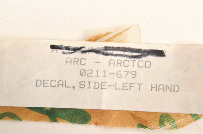 New OEM Arctic Cat 0211-679 Left Side Decal NOS