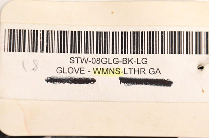 New OEM Yamaha STW-08GLG-BK-LG Women Leather Glove NOS