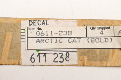 New OEM Arctic Cat 0611-238 Arctic Cat Decal NOS