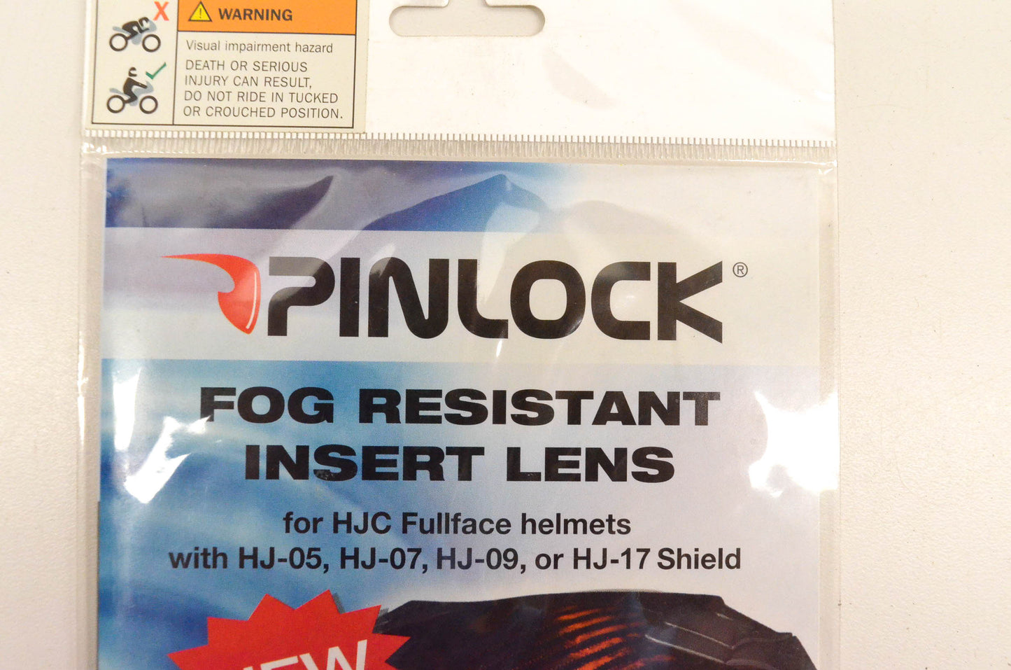 Pinlock 19-110 Fog Resistant Insert Lens Clear NOS