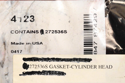 New OEM Briggs & Stratton 272536S Gasket NOS