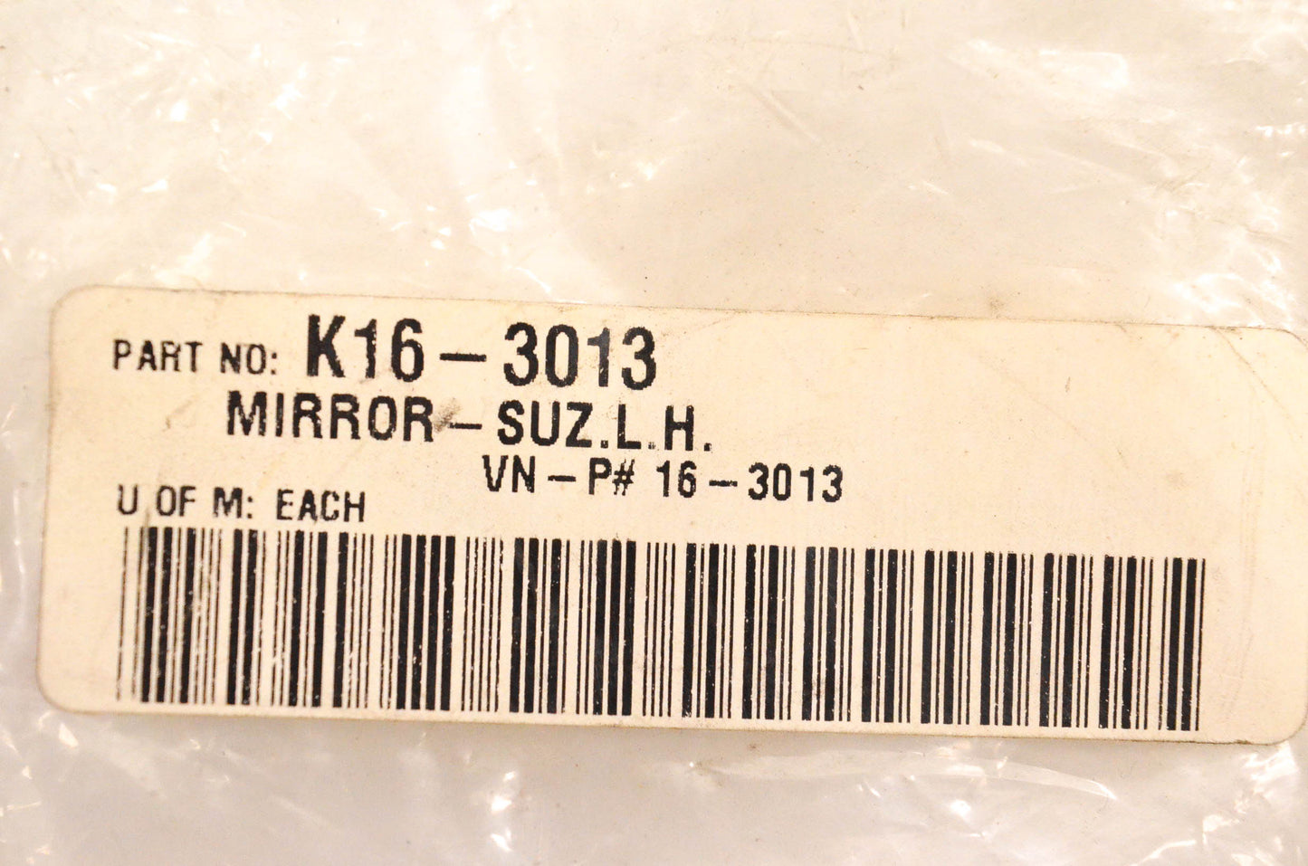 Aftermarket K16-3013, 16-3013 Left Mirror NOS
