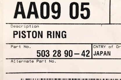New OEM Husqvarna 5032890-42, 503289042 Piston Ring NOS