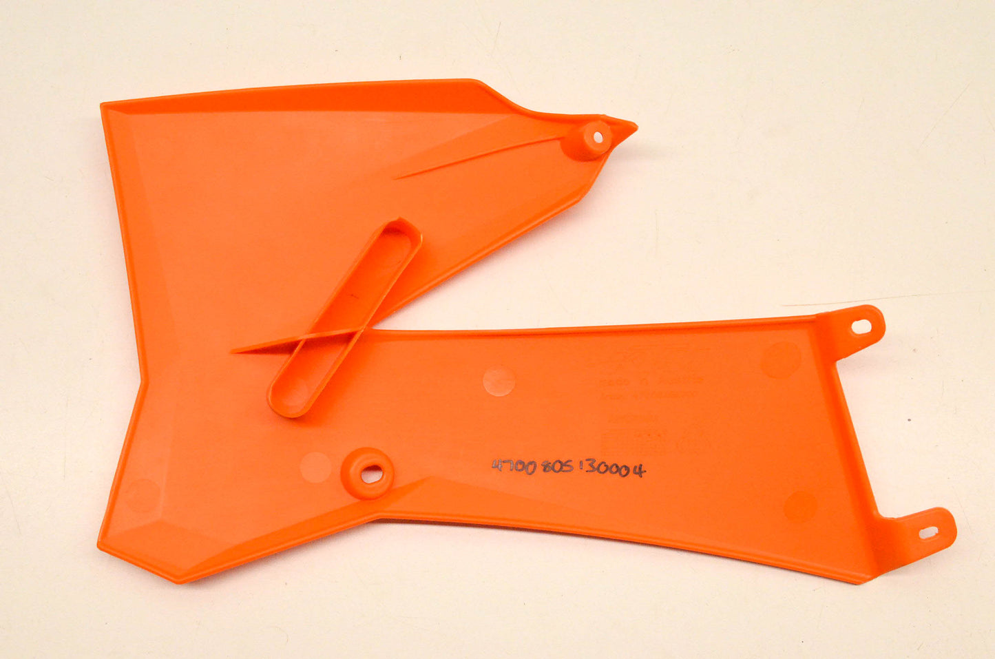 New OEM KTM 47008054300X4 Right Spoiler Orange NOS