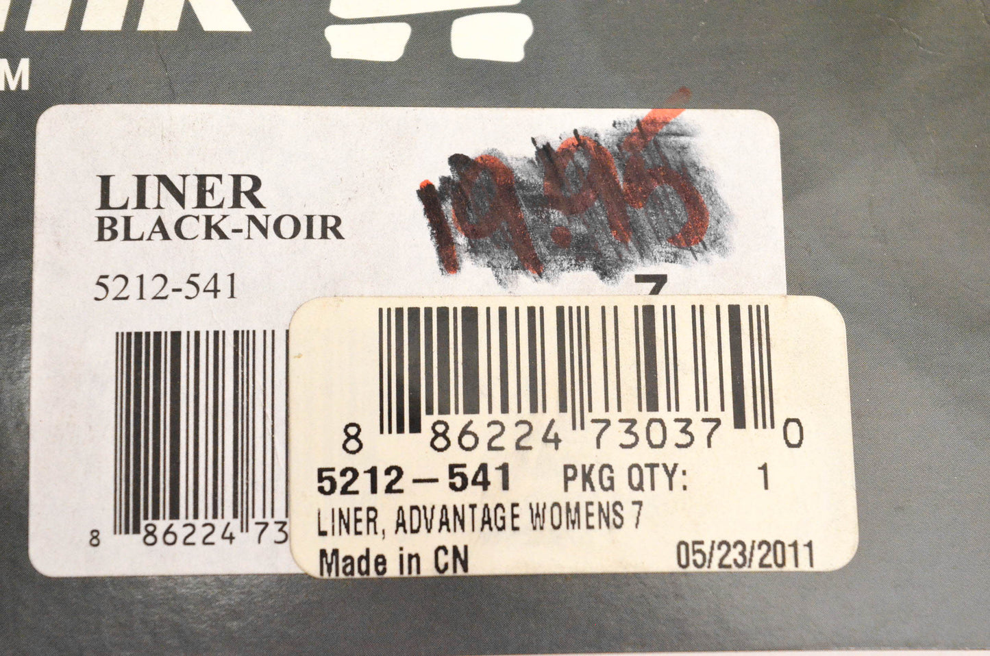 Kamik 5212-541, XK2036 Advantage Boot Women Liner NOS