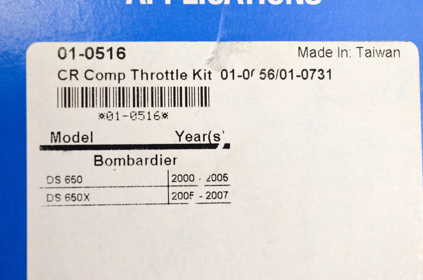 Motion Pro 01-0516, BA01-0516 Throttle Kit NOS