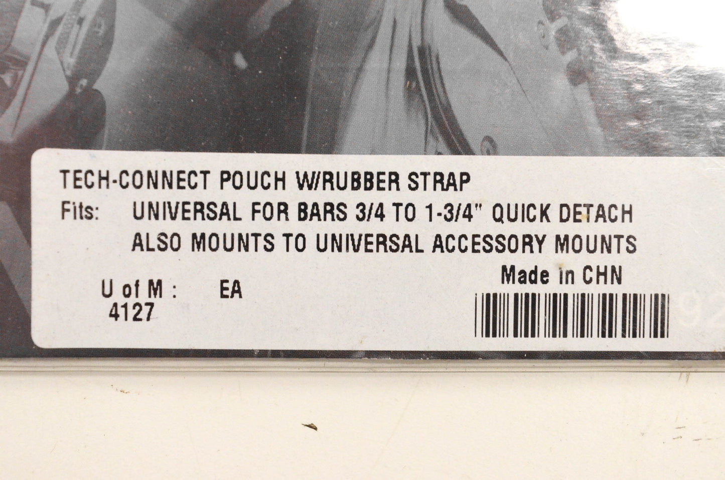 Kuryakyn 0603-0429, 4127 Tech Connect Pouch With Rubber Strap NOS