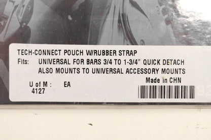 Kuryakyn 0603-0429, 4127 Tech Connect Pouch With Rubber Strap NOS