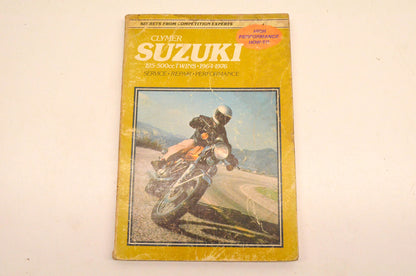 Clymer 0-89287-132-6, M366 Suzuki 125-500cc Twins 1964-1976 Manual NOS