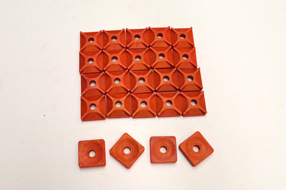 Accord Racing P97R24 1.25" Red Nylon Backer Kit NOS