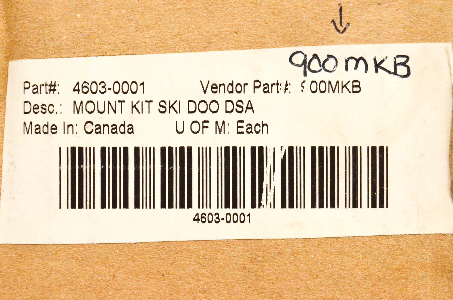Camoplast 900MKB, 4603-0001 Ski Mount Kit NOS