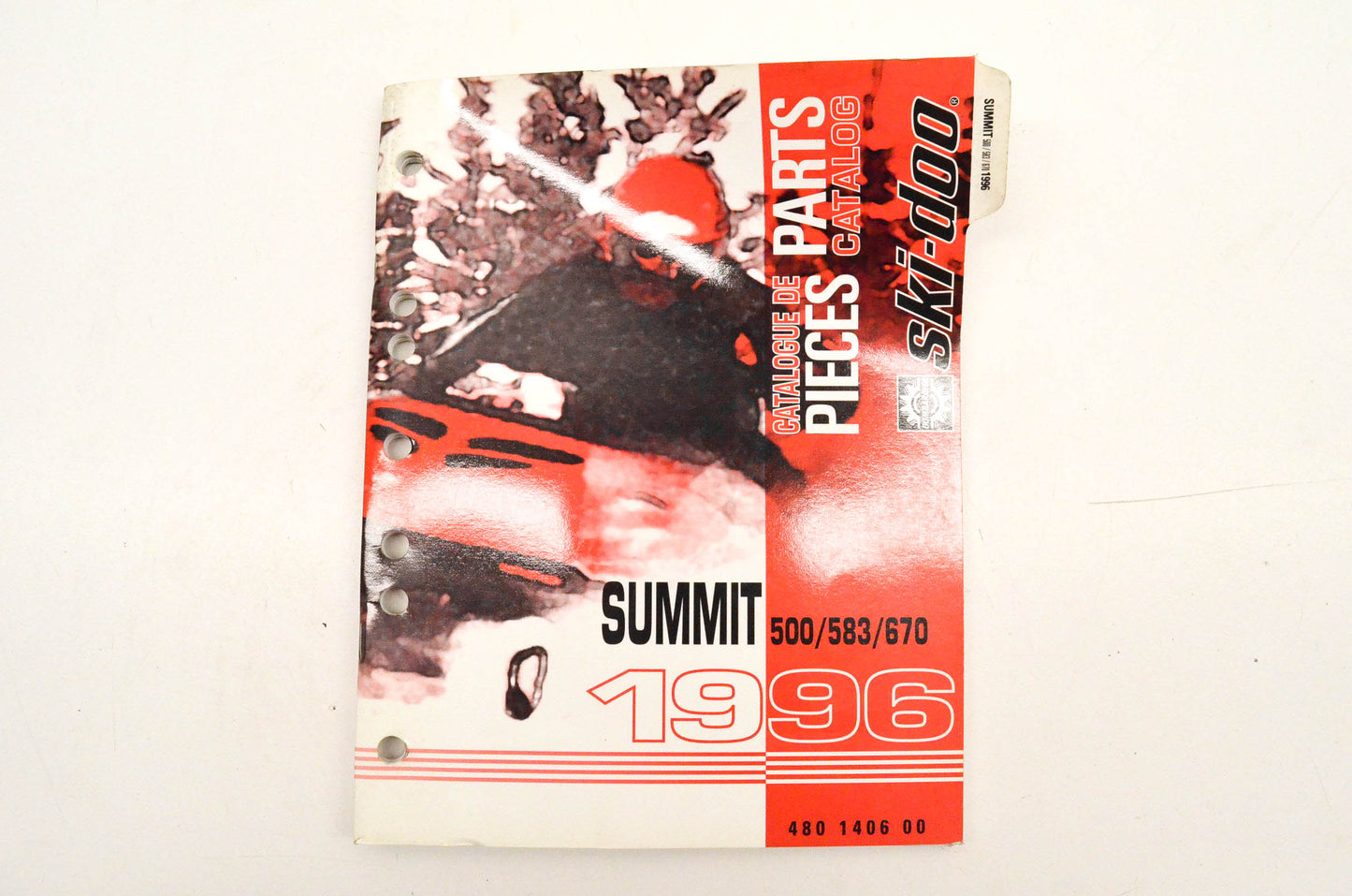 Skidoo 480-1406-00 1996 Summit 500/583/670 Parts Catalog