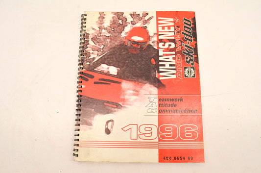 Skidoo 484-0654-00 1996 Ski Doo What's New And Why Catalog