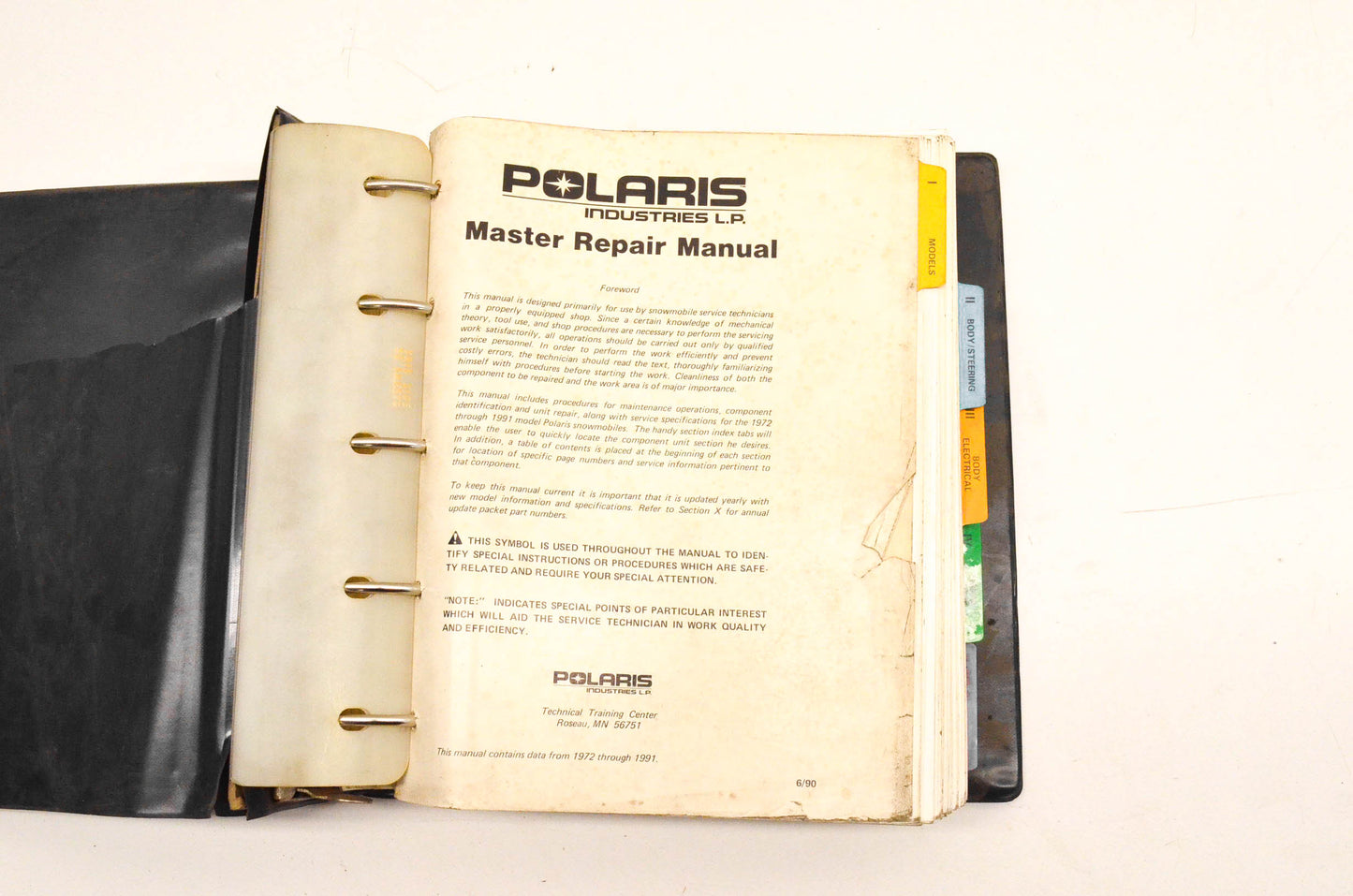 OEM Polaris DN005-3 Master Repair Manual 1972-1991