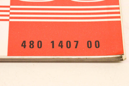 Skidoo 480-1407-00 1996 Ski Doo Parts Catalog
