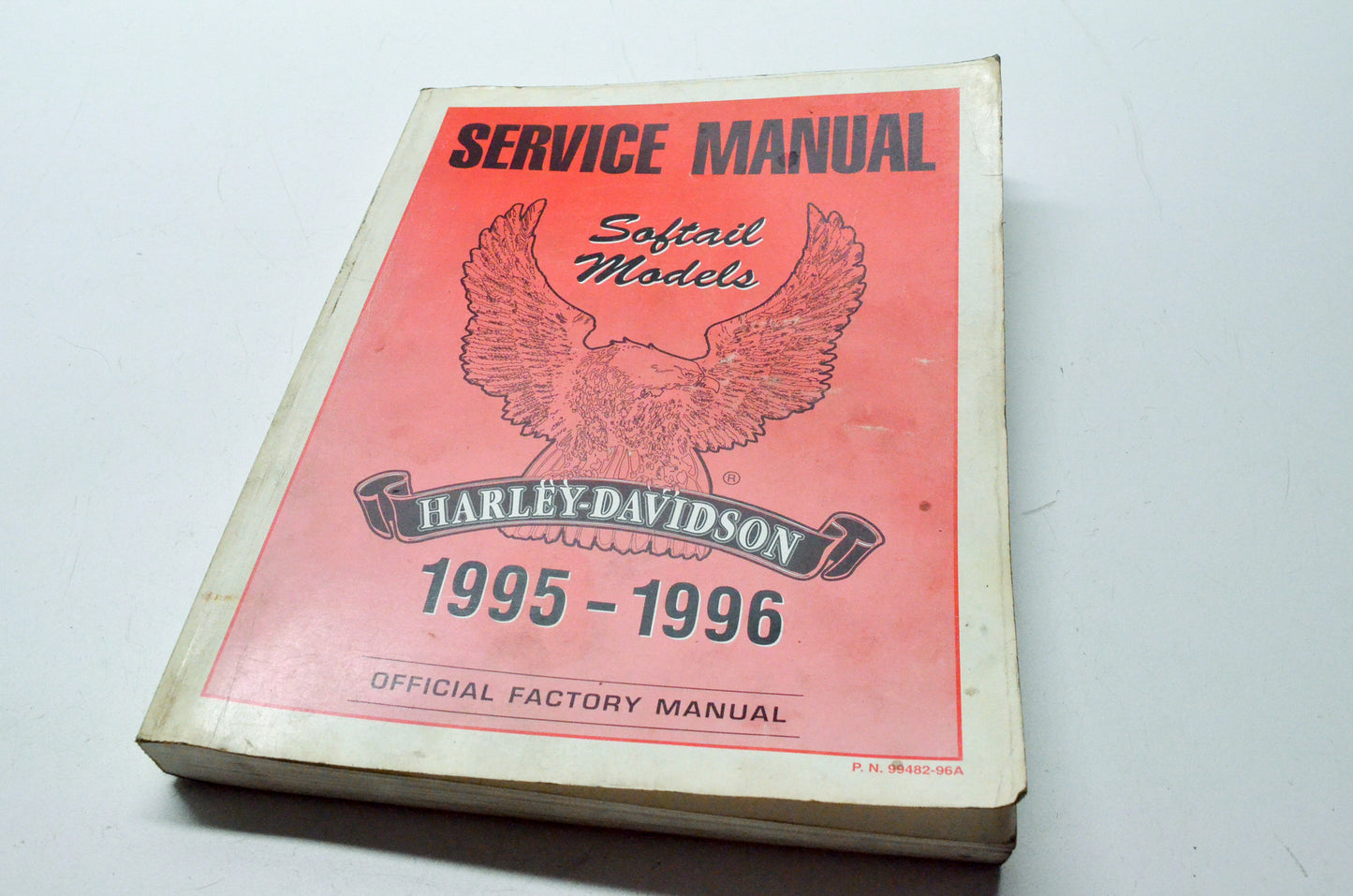OEM Harley-Davidson 99482-96A 1995-96 Softail Models Service Manual