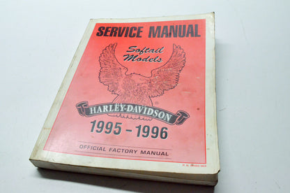 OEM Harley-Davidson 99482-96A 1995-96 Softail Models Service Manual