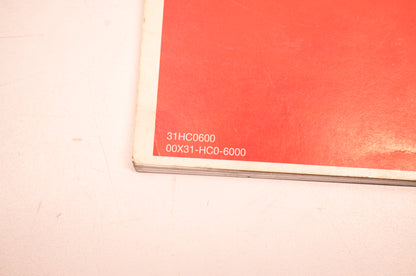 OEM Honda 31HC0600 Owners Manual Honda TRX250X