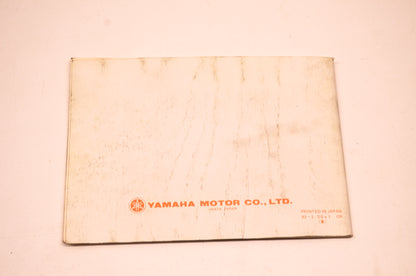 OEM Yamaha LIT-12628-00-45 Owners Manual EC340G