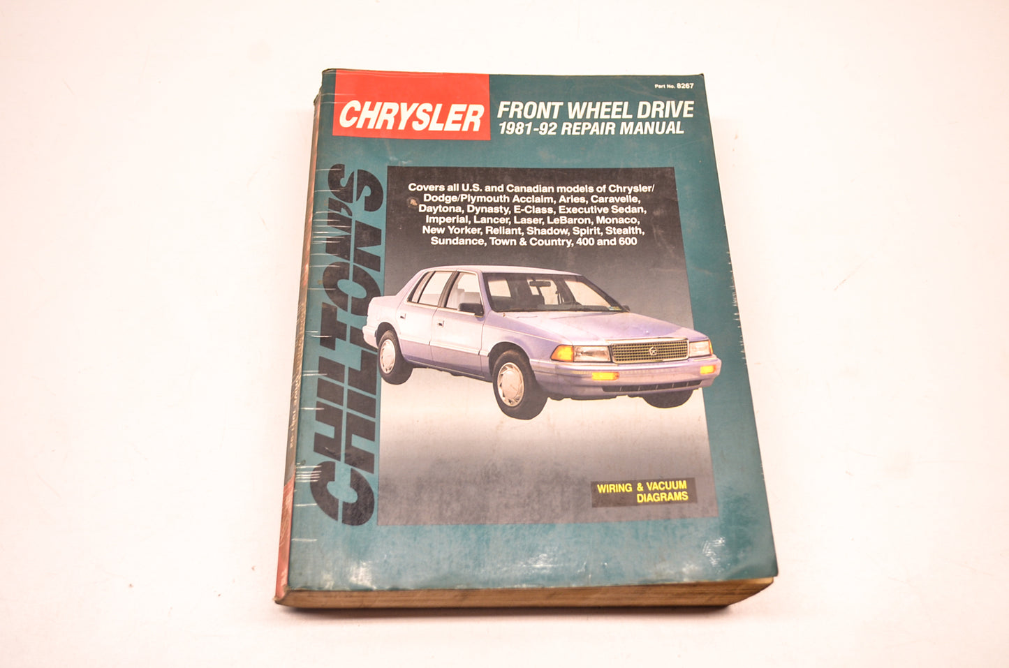 Chilton 0801982677, 8267 Service Repair Manual Chrysler 1981-1992