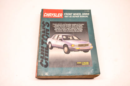 Chilton 0801982677, 8267 Service Repair Manual Chrysler 1981-1992