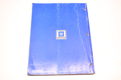 Hydra-Matic HM-4T80-E-TG, 8267 Technicians Guide Manual 4T80-E