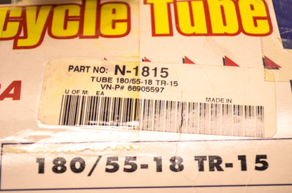 Kenda N1815, 66905597 Motorcycle Inner Tube 180/55-18 NOS