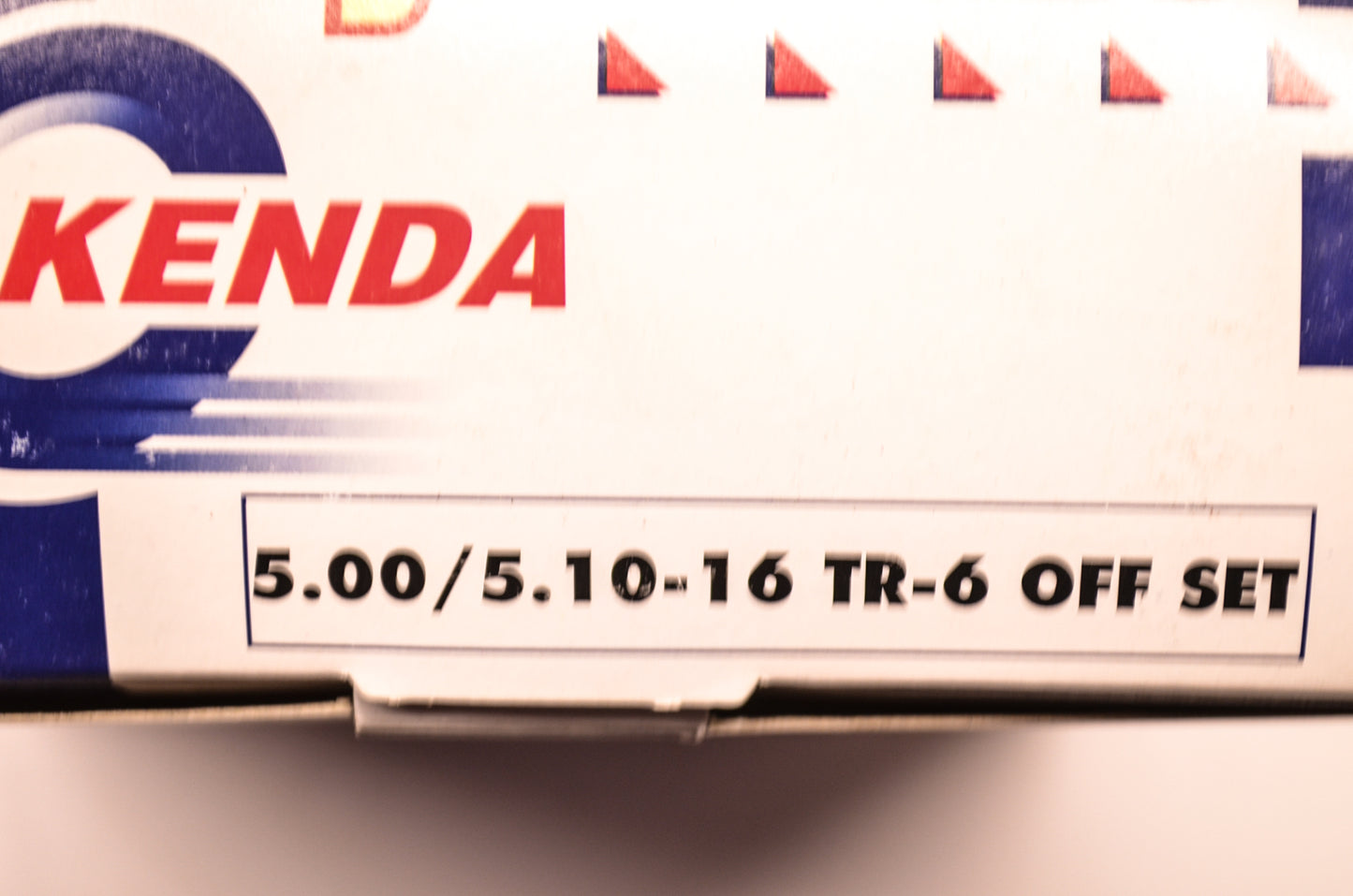 Kenda 5.00/5.10-16 Motorcycle Inner Tube TR6 Offset NOS