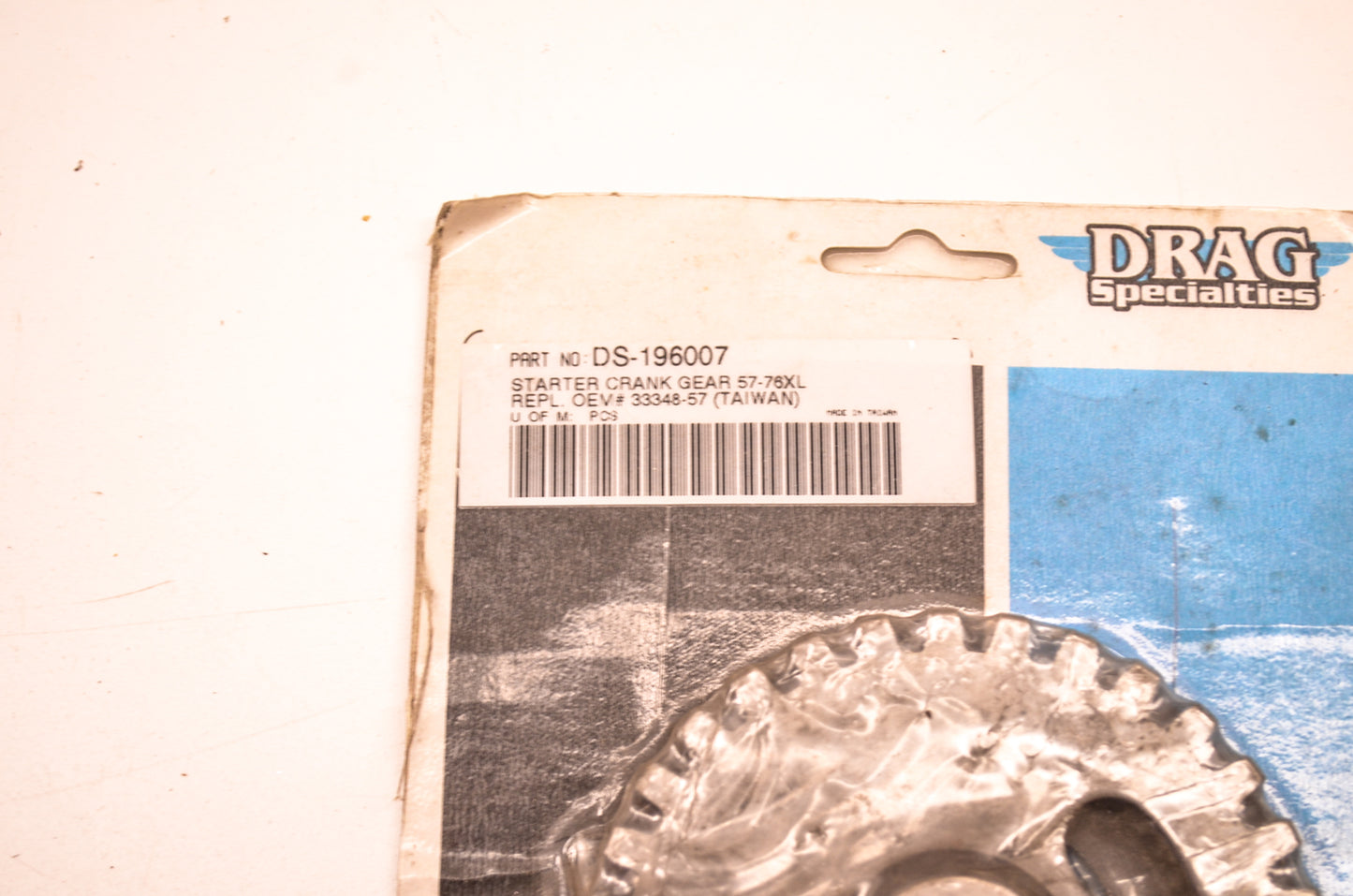 Drag Specialties DS-196007, 33348-57 Stater Crank Gear NOS