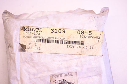 New OEM Arctic Cat 0638-173 Power Source Harness NOS