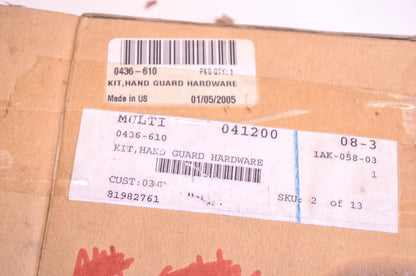 OEM Arctic Cat 0436-610 Hand Guard Hardware Kit NOS