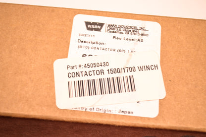 Warn 4505-0430 Winch Contactor NOS