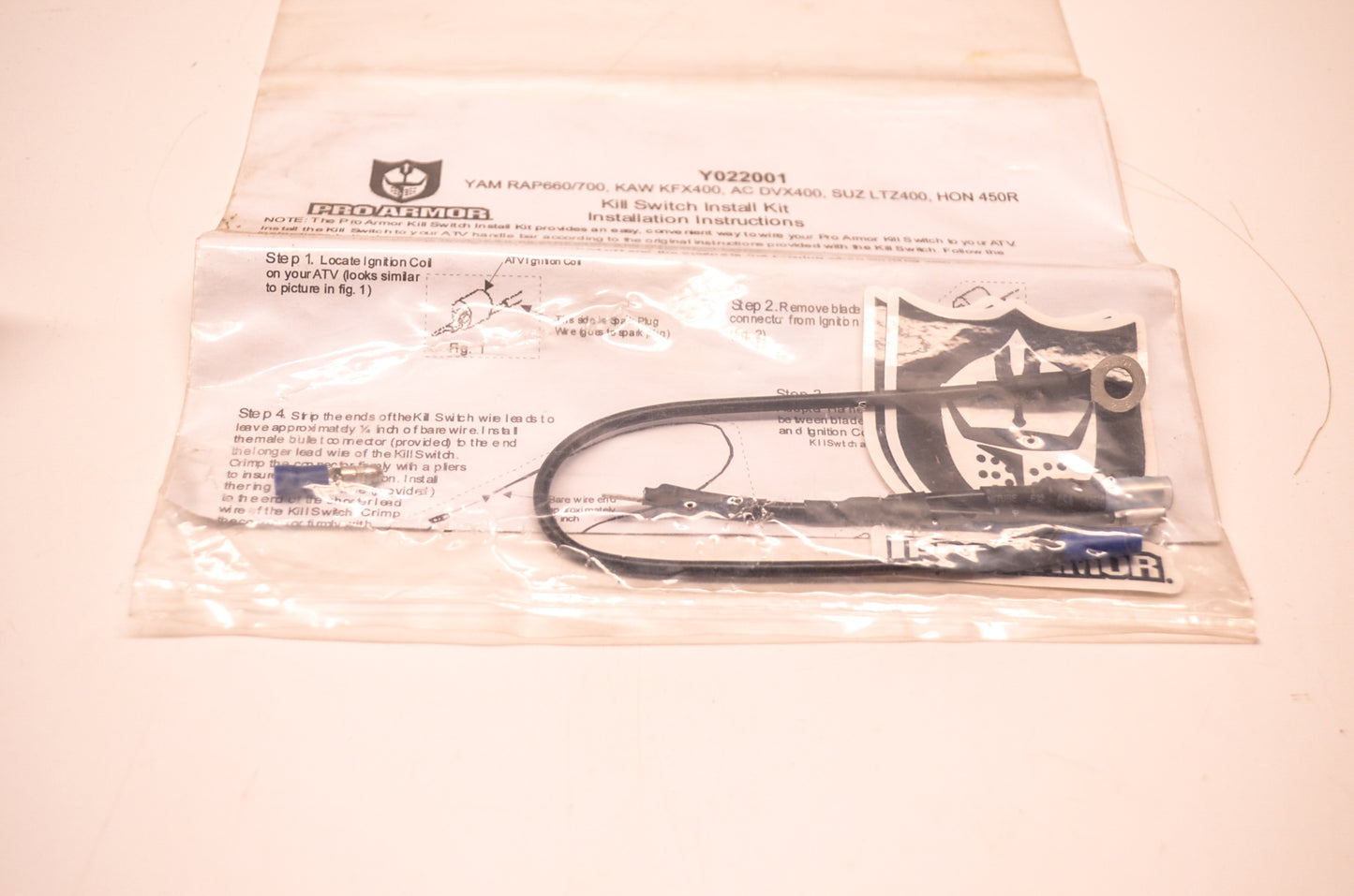 Pro Armor Y022001 Kill Switch Install Kit NOS