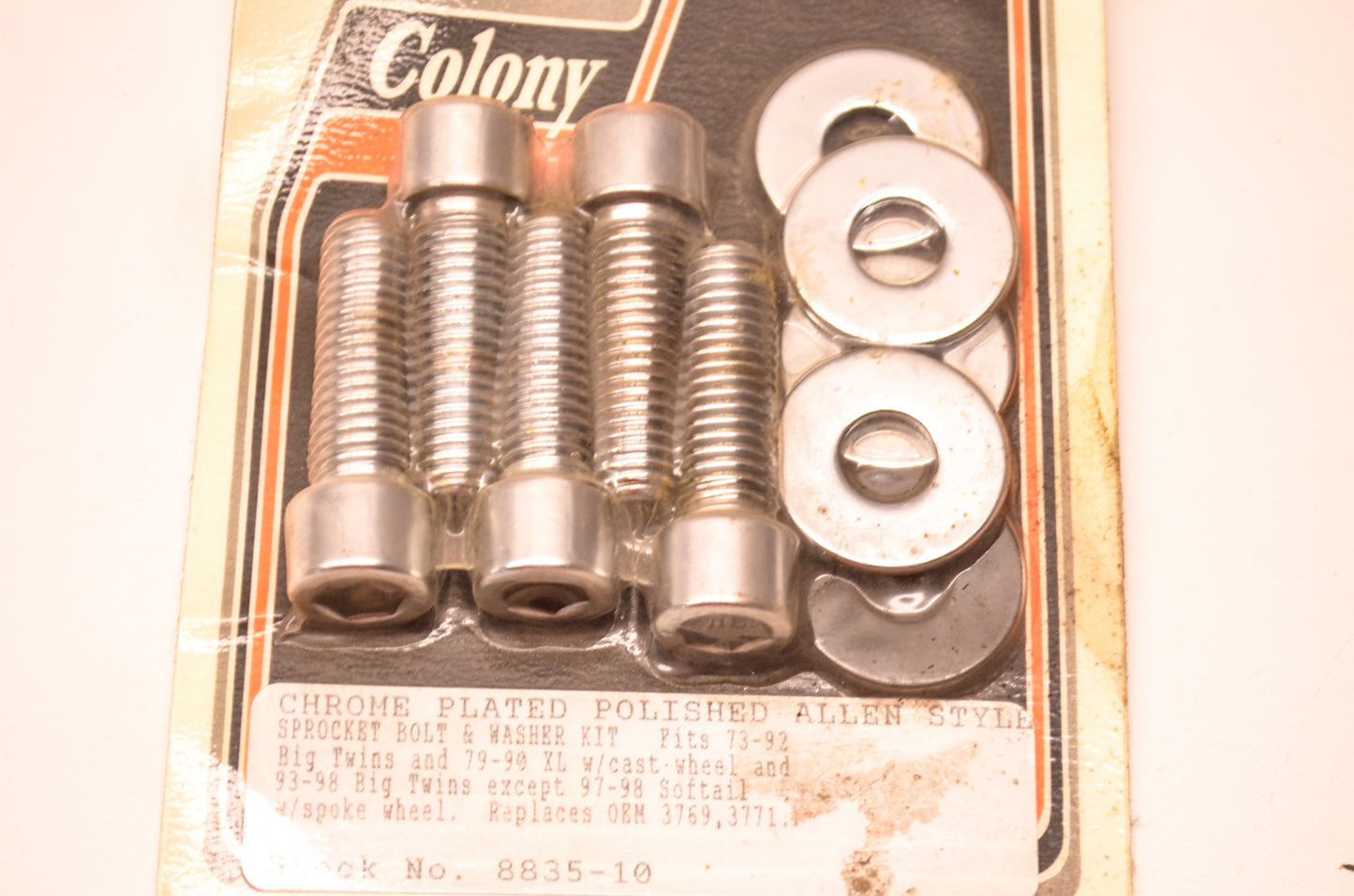 Colony 8835-10, 3769 Allen Head Screws & Washers Qty 5 NOS